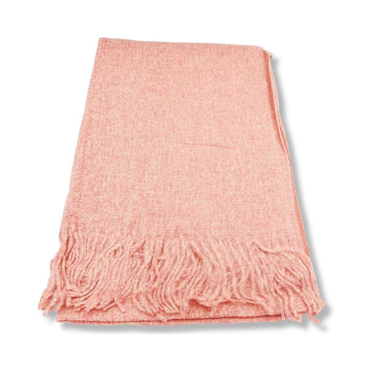 GENERICO - Maxi Bufanda Mujer Color Entero Rosado