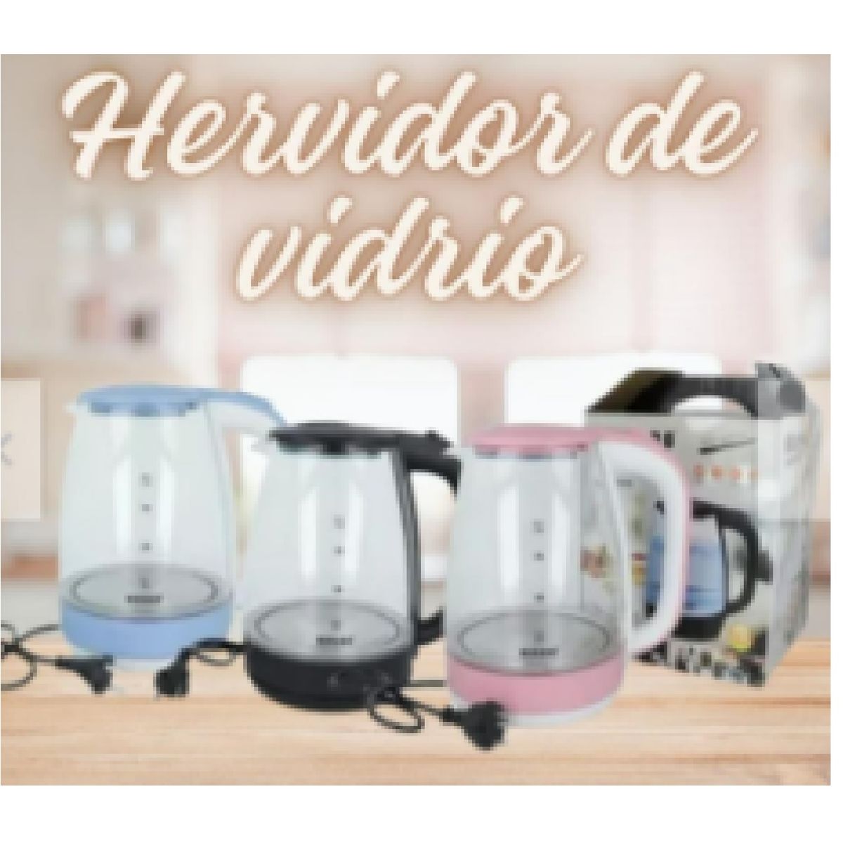 GENERICO - HERVIDOR DE VIDRIO 2 L