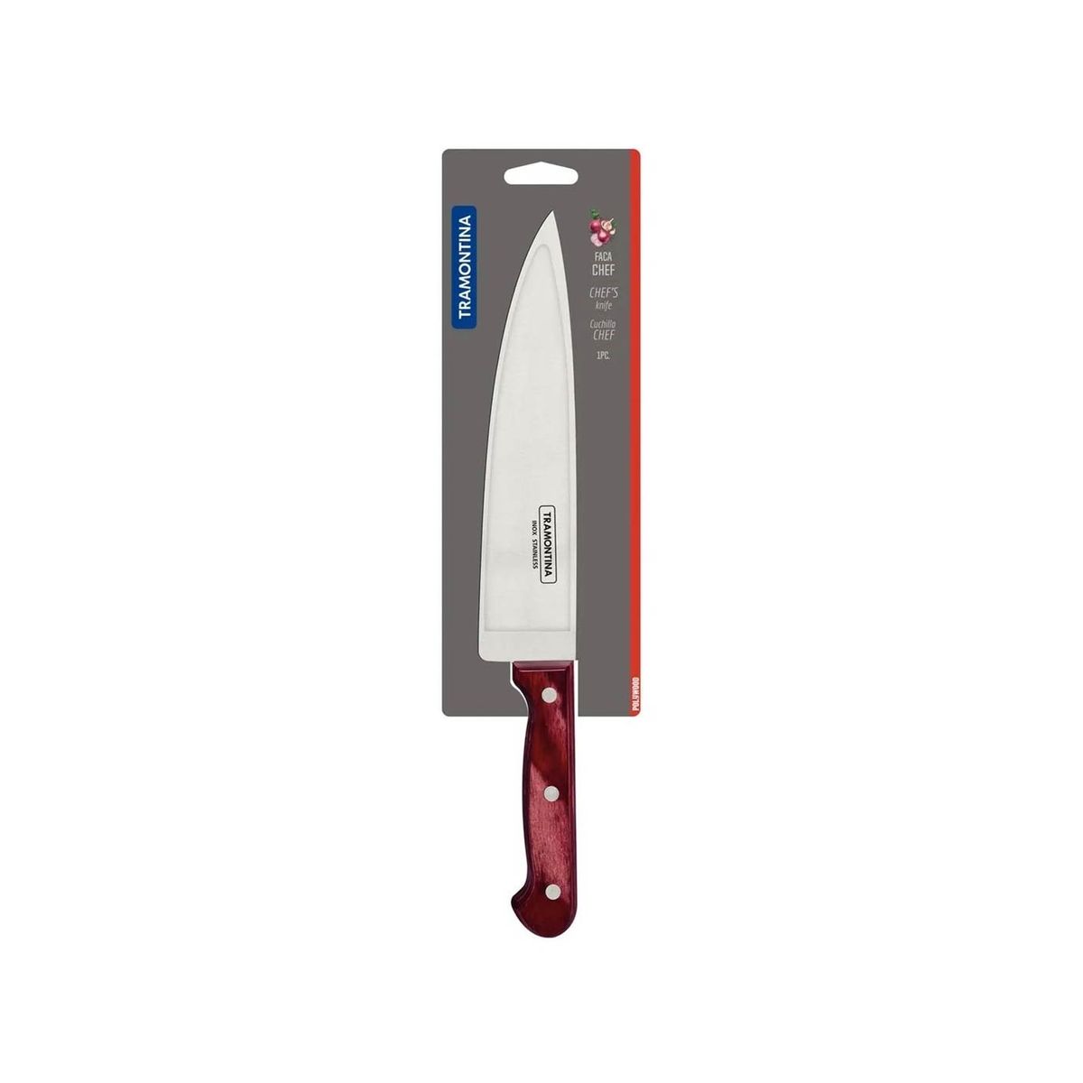 TRAMONTINA - Cuchillo TRAMONTINA Ace Inox Polywood 8