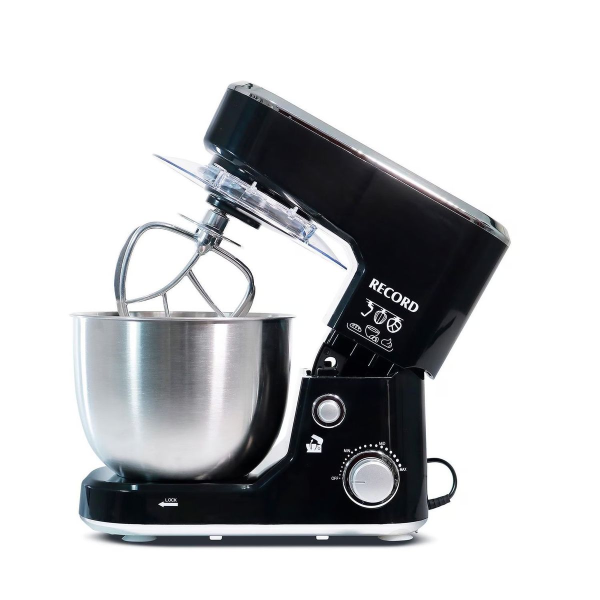 RECORD - Batidora de Pedestal Record Negra 5L REC-INBEAC101NG