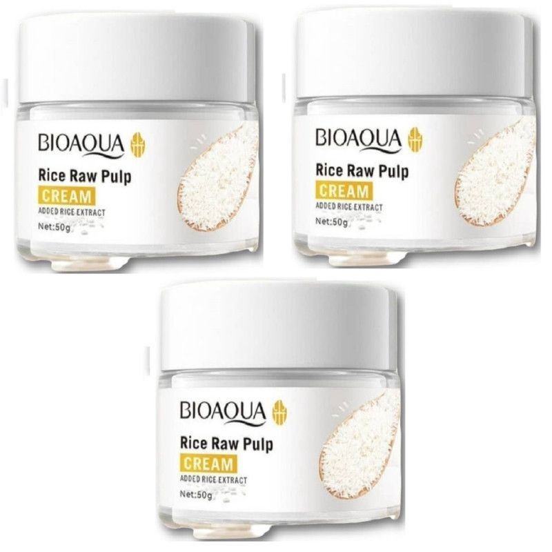 BIOAQUA - PACK 3 CREMA ACLARANTE DE ARROZ BIOAQUA