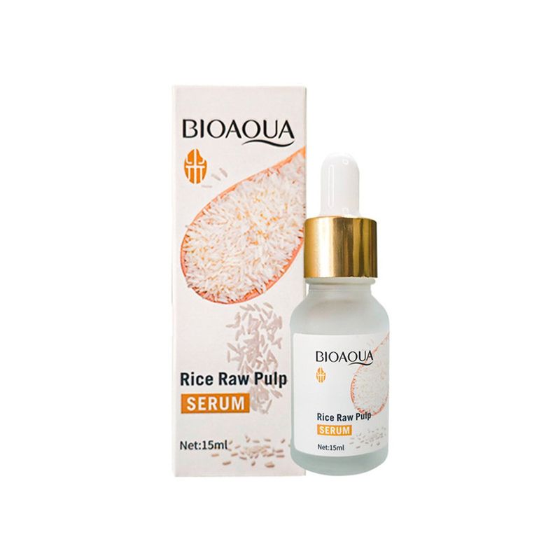 BIOAQUA - SERUM FACIAL ARROZ RICE RAW PULP ESSENCE BIOAQUA 15ML ANTIARRUGAS