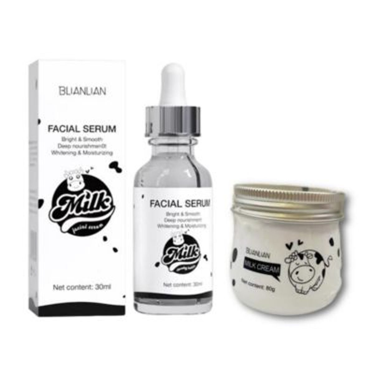BIOAQUA - PACK SERUM DE LECHE Y CREMA DE LECHE BLIANLIAN