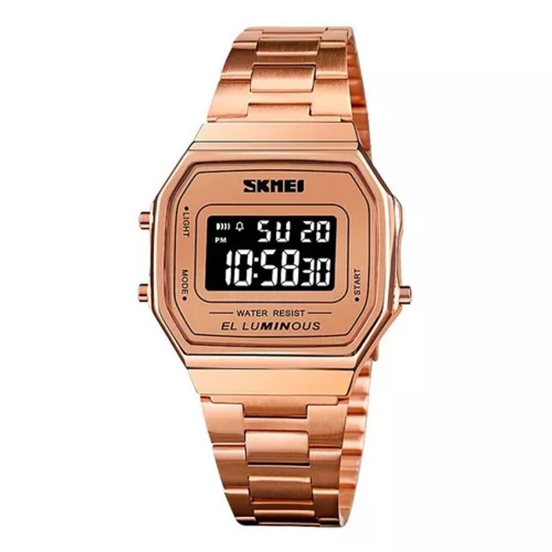 SKMEI - Reloj Digital SKMEI 1647 Resistente al agua con correa metálica