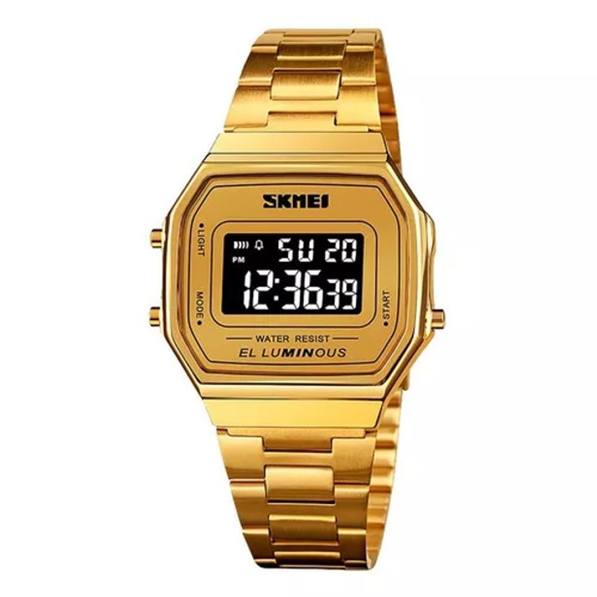 SKMEI - Reloj Digital SKMEI 1647 Resistente al agua con correa metálica