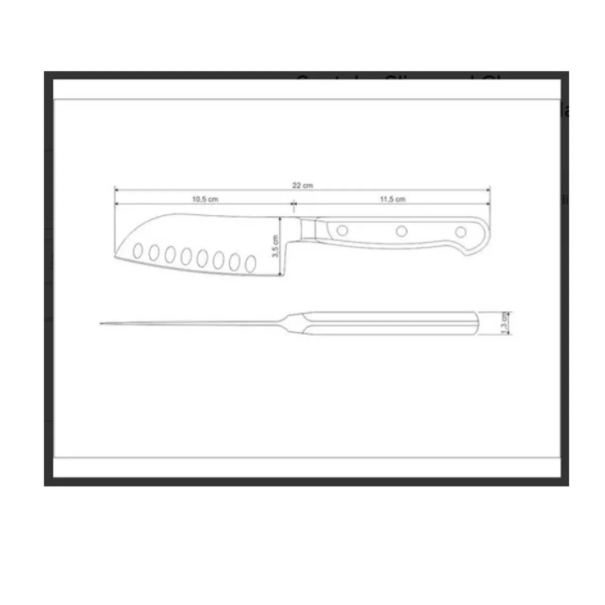 TRAMONTINA - Cuchillo TRAMONTINA SANTOKY  Ace Inox CENTURY #4