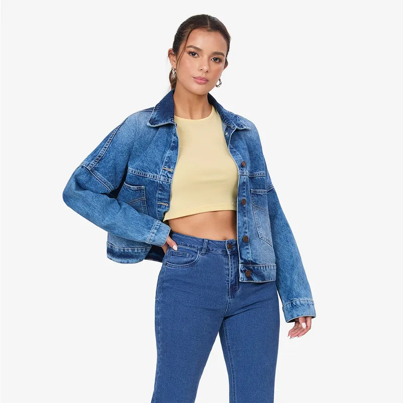 COTTON'S JEANS - CASACA OVERSIZE PARA MUJER LORENA