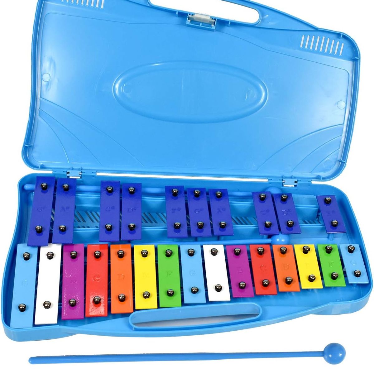 GENERICO - XILOFONO METALOFONO CROMATICO IMPORTADO DE 2 OCTAVAS