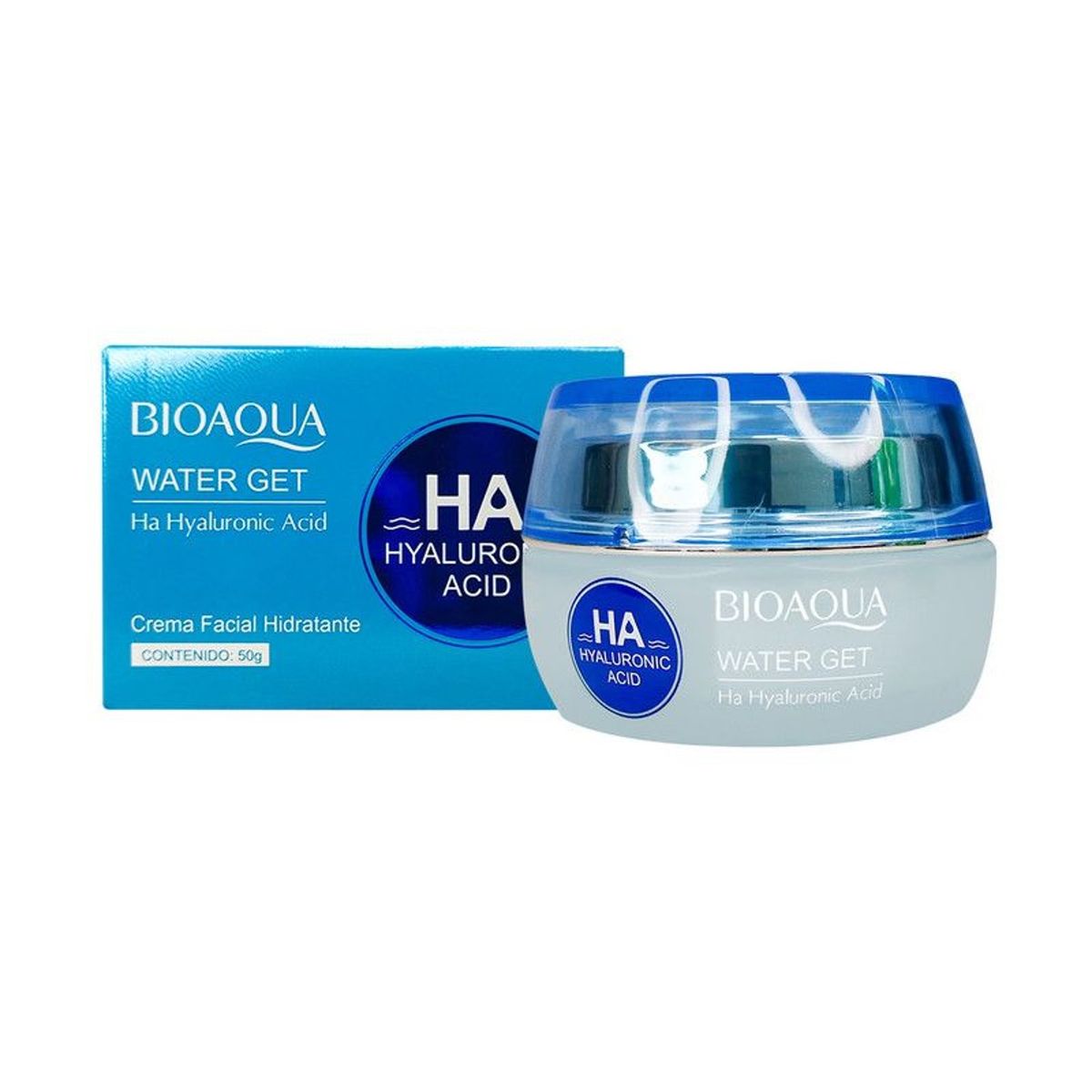 BIOAQUA - CREMA HIDRATANTE DE ACIDO HIALURONICO WATER GET BIOAQUA