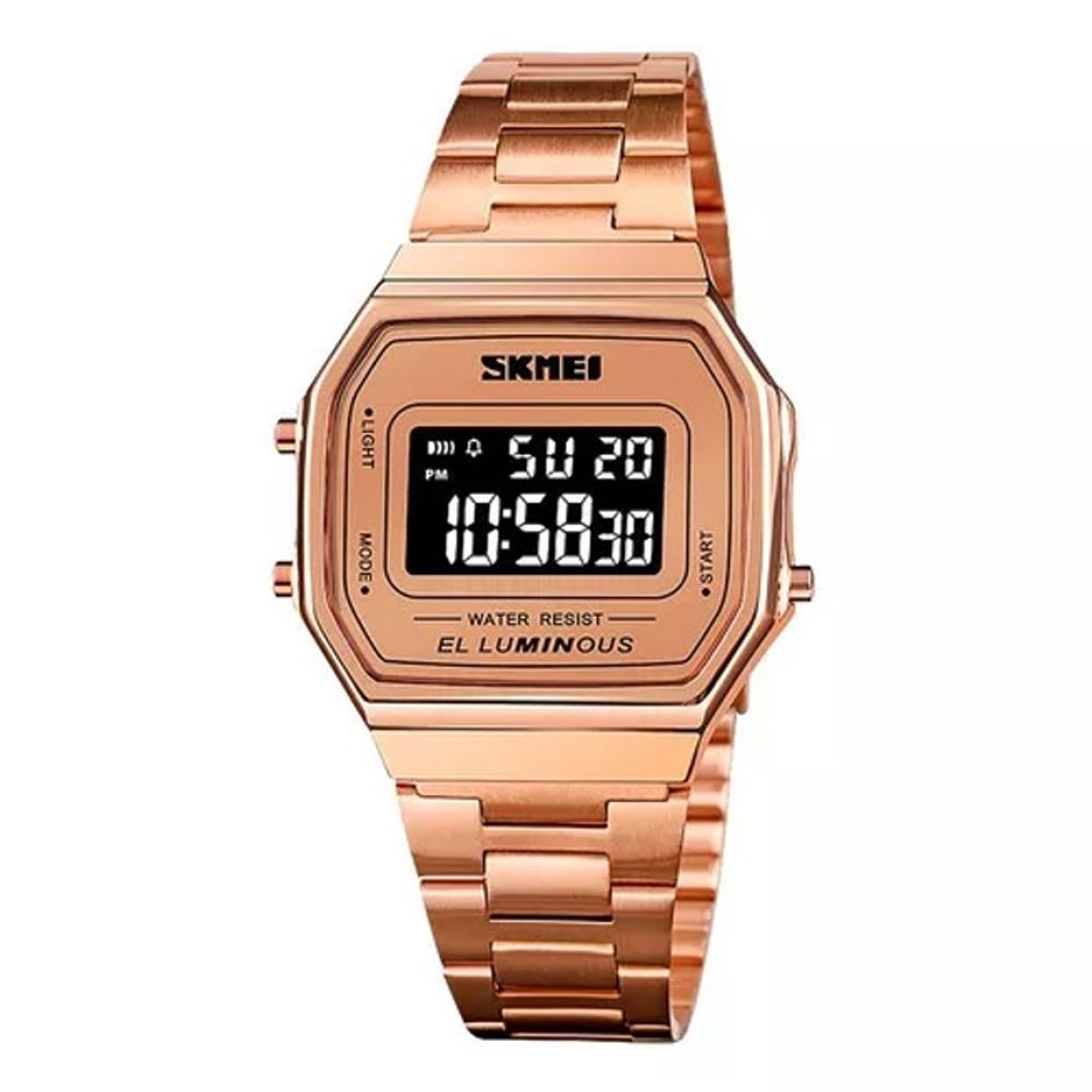 Skmei - Reloj Digital SKMEI 1647 Acuático con correa metálica