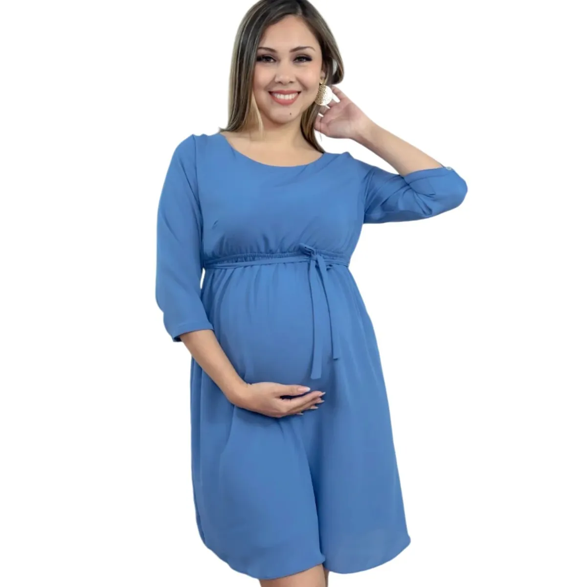 GENERICO - Vestido Maternal en Gasa Mama A La Mode