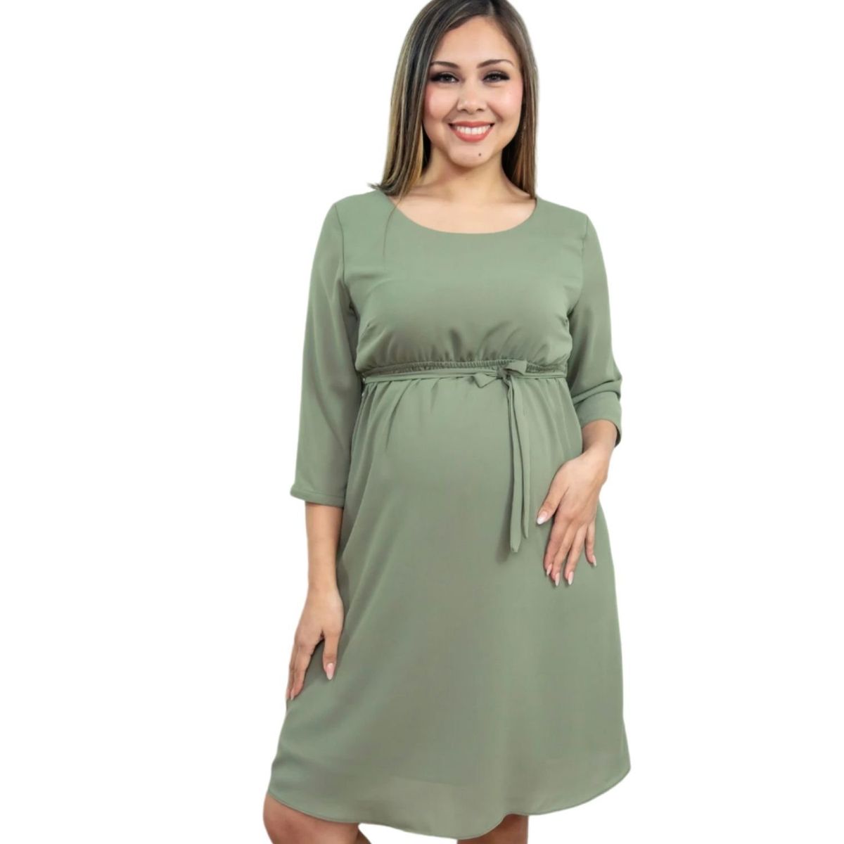 GENERICO - Vestido Maternal en Gasa Mama A La Mode