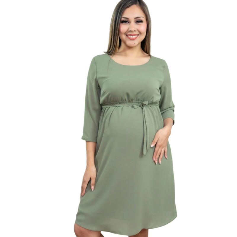 GENERICO - Vestido Maternal en Gasa Mama A La Mode