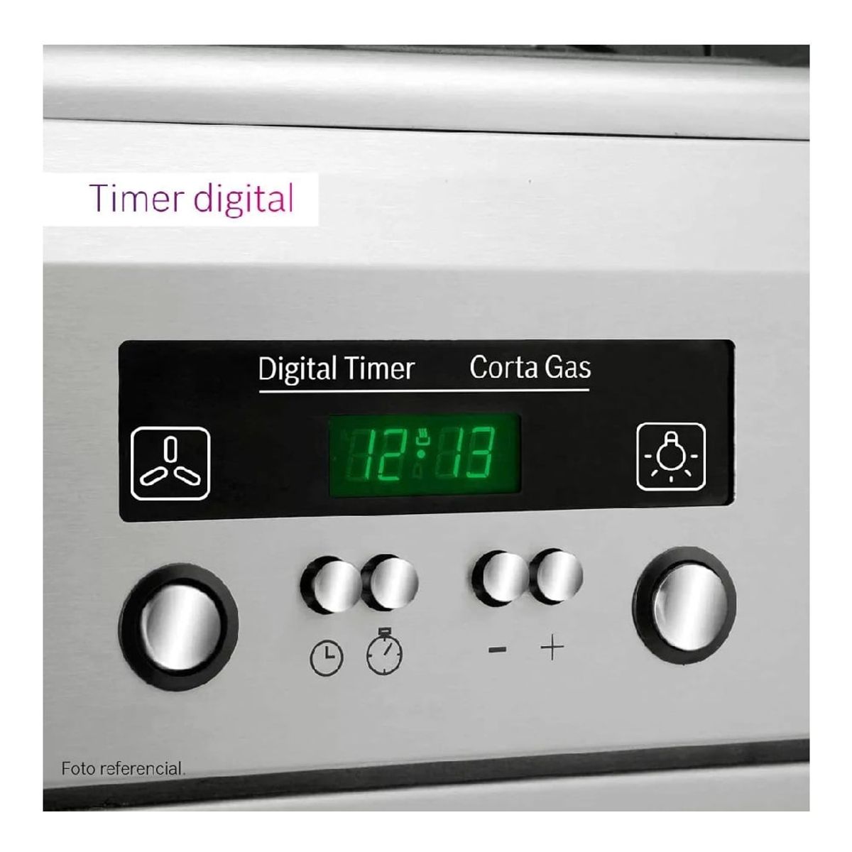 BOSCH - Cocina Bosch PRO467 IX a Gas de Pie 4 Hornillas Acero Inoxidable