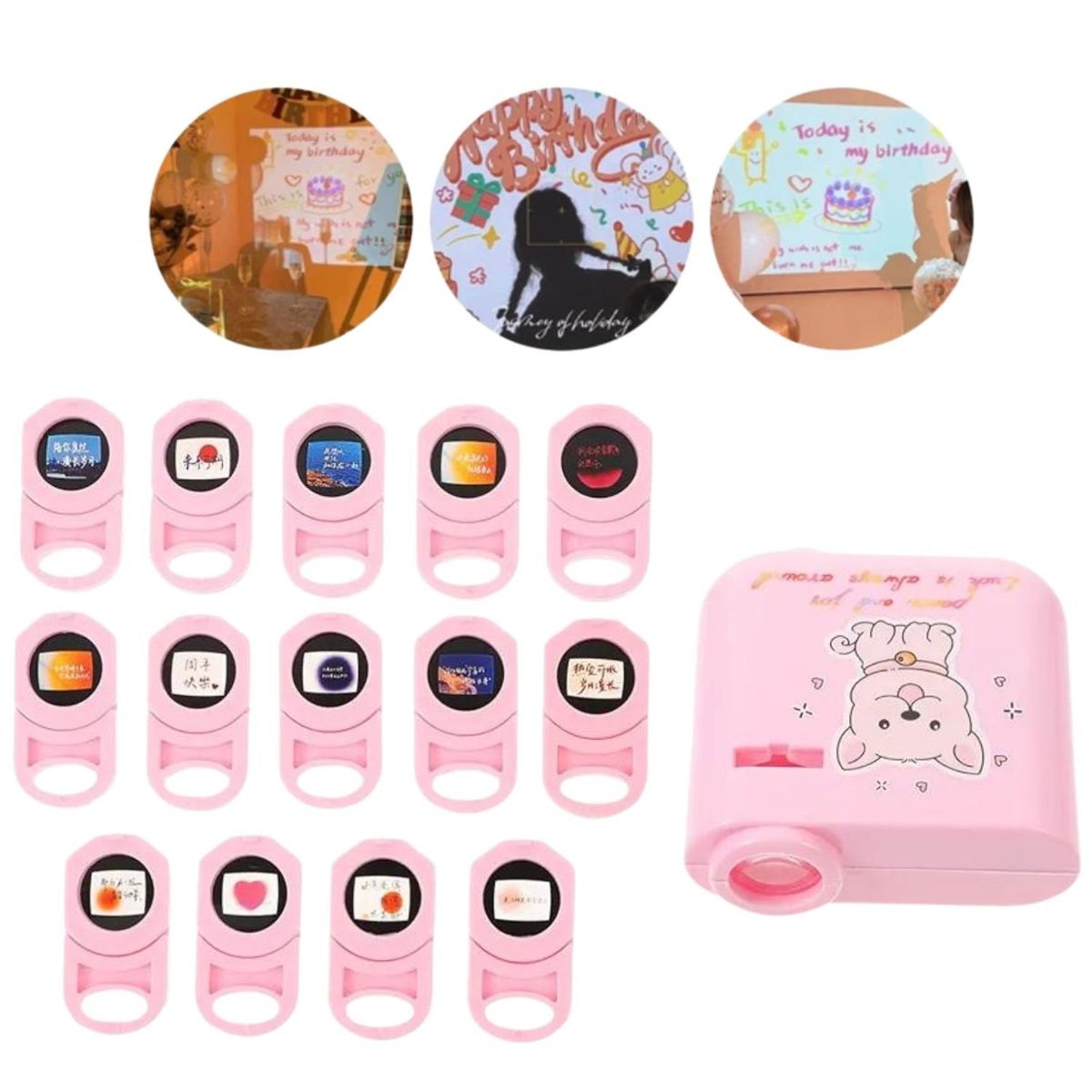 GENERICO - Mini Proyector Creativo Juguete Decorativo DiferentesFondos