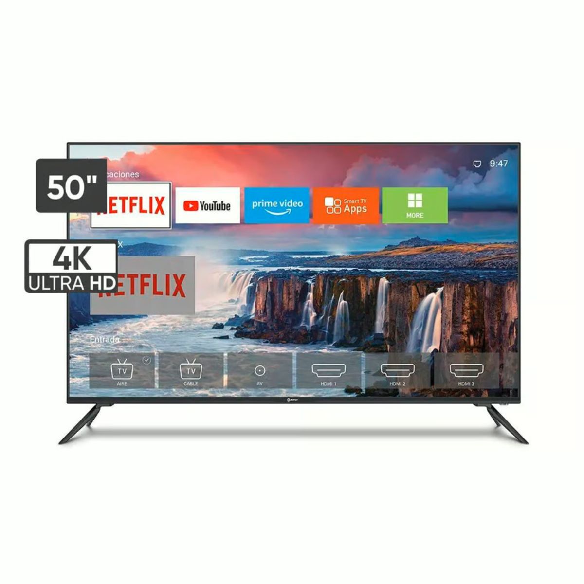 MIRAY - Televisor Miray LED 4K UHD Smart 50 MK50-E201