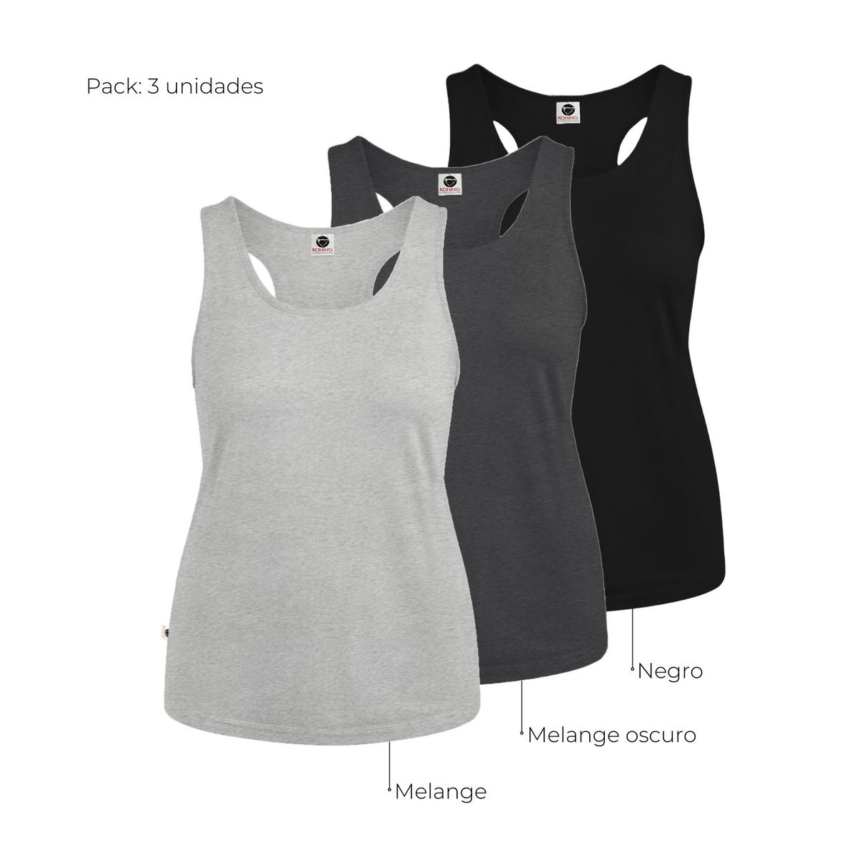 KONING - Pack Polo BVD Olímpico Mujer