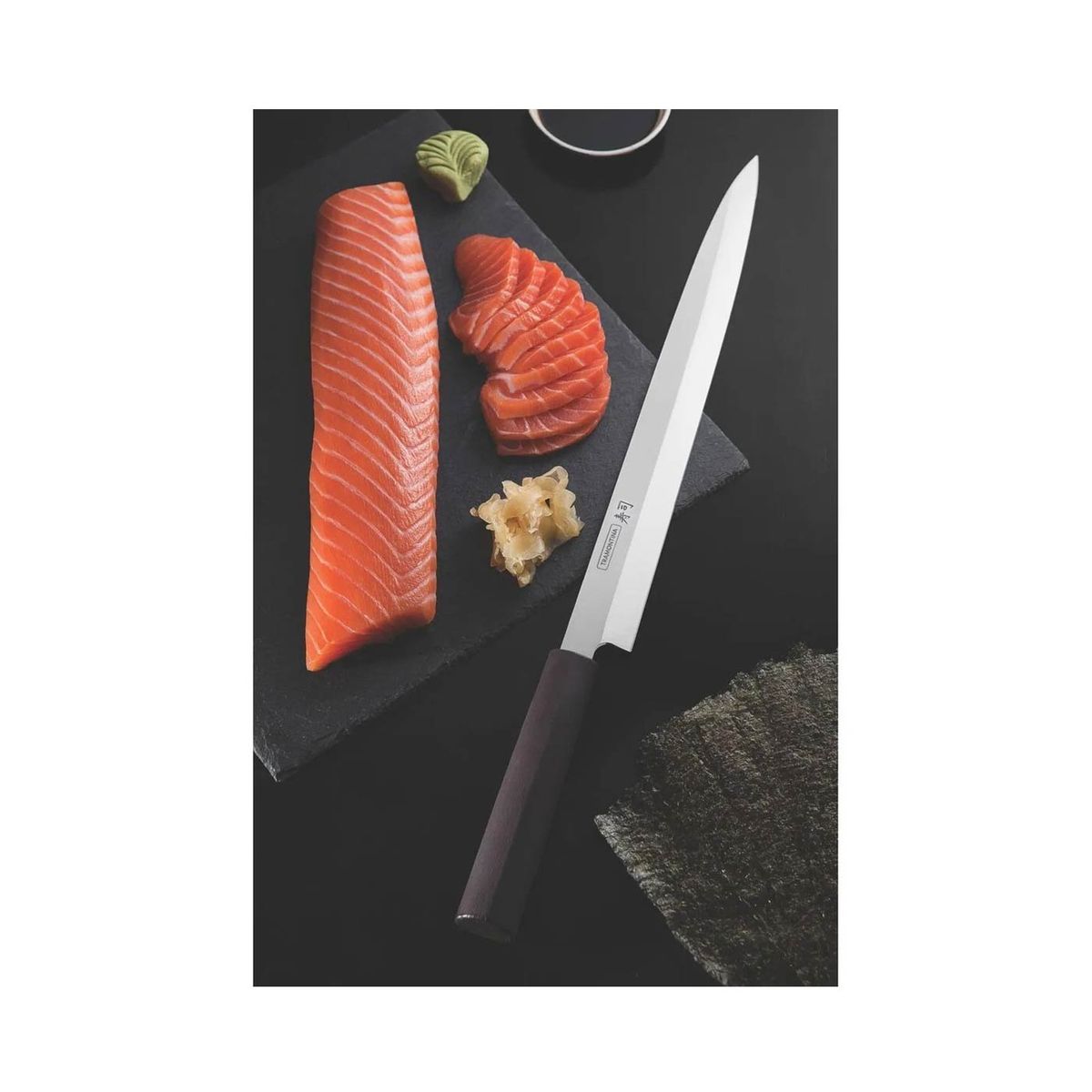 TRAMONTINA - Cuchillo SUSHI  TRAMONTINA YANAGIBA de Ace.Inox.#13