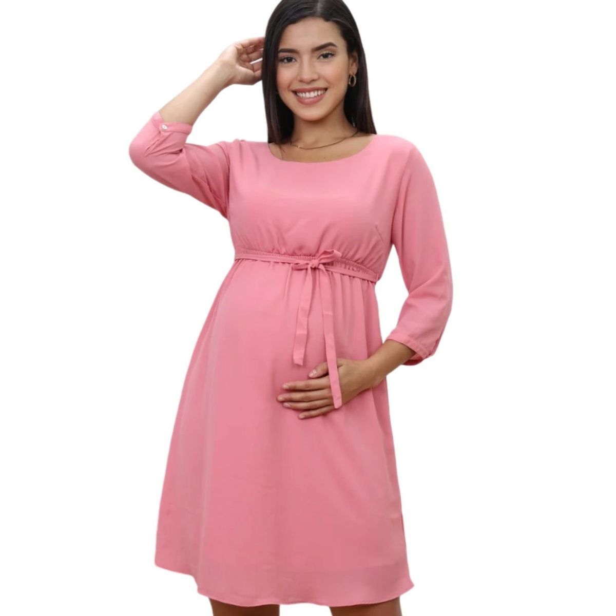 GENERICO - Vestido Maternal en Gasa Mama A La Mode