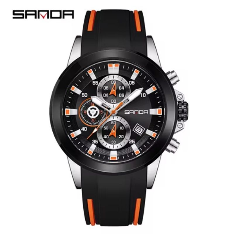 SANDA - Reloj de pulsera análogo SANDA 5503 Resistente al agua