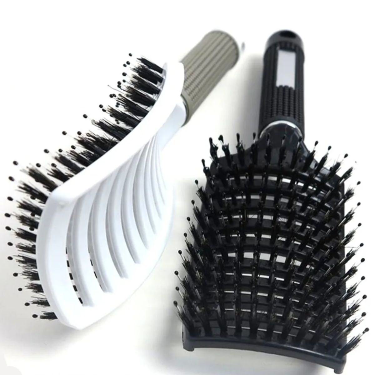 GENERICO - PACK X 2 PEINE PARA CABELLO ANTI FRIZZ CON CERDAS