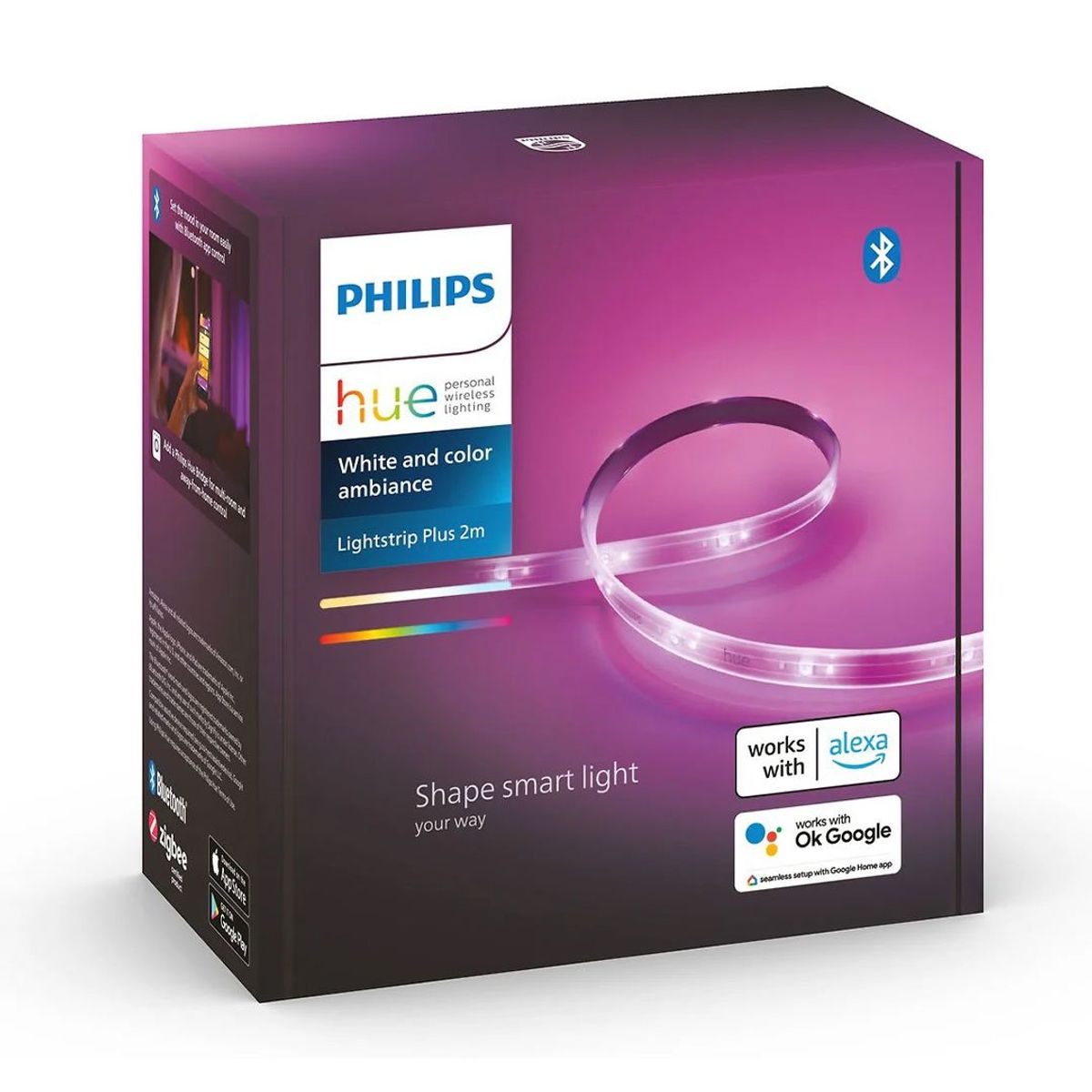 PHILIPS HUE - PHILIPS HUE 929002269101 Tira Led Philips Base Plus V4 de 2mts