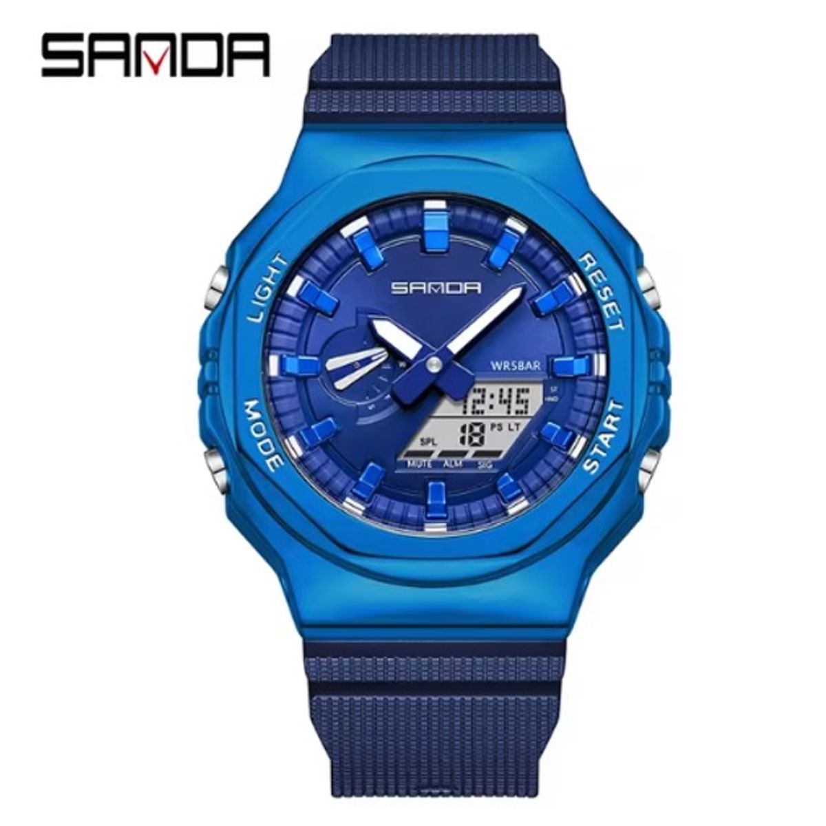 SANDA - Reloj pulsera de Hombre Deportivo SANDA 3167 resistente al agua