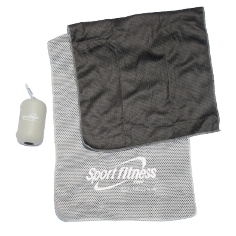 SPORT FITNESS - Toalla de Enfriamiento  Refrigerante - Plomo