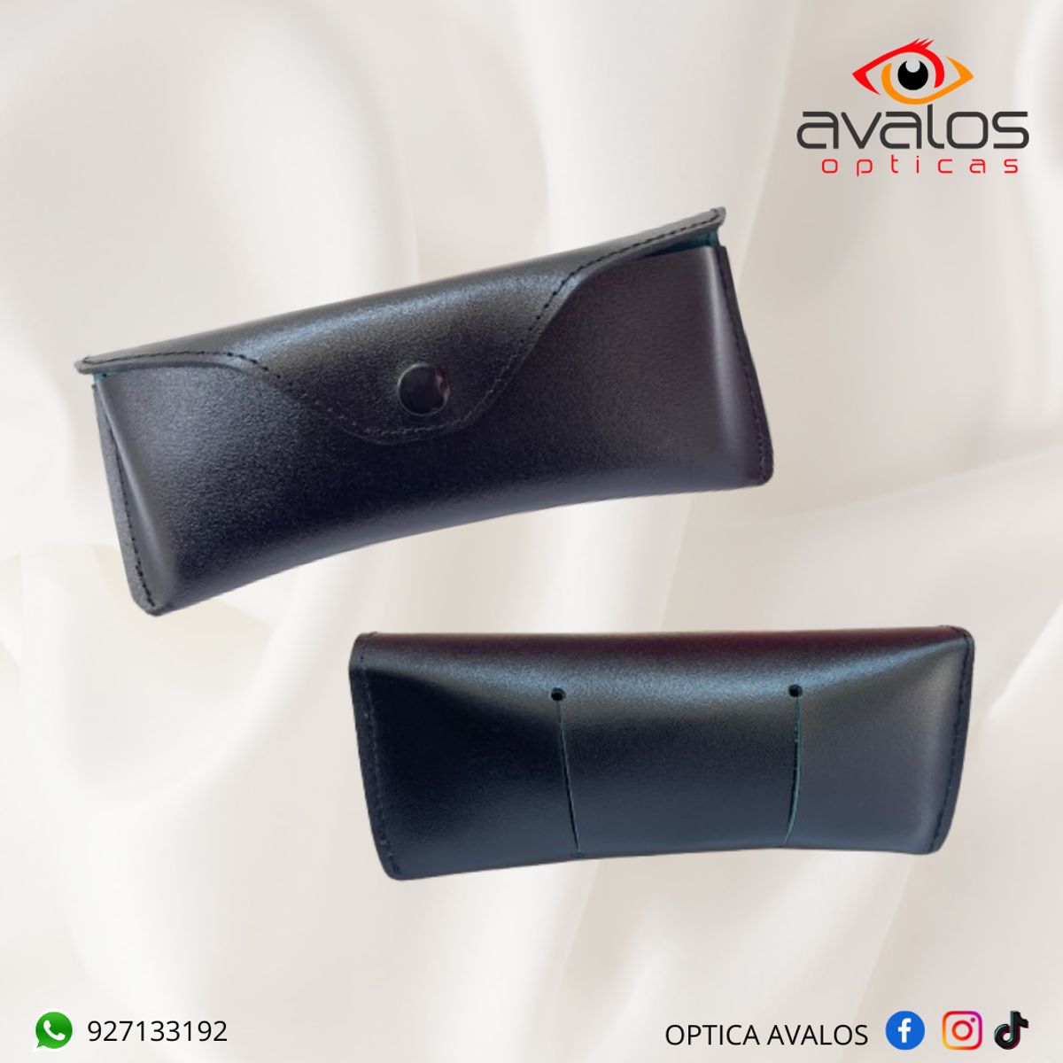 GENERICO - ESTUCHE CORREA PARA LENTES 100% CUERO