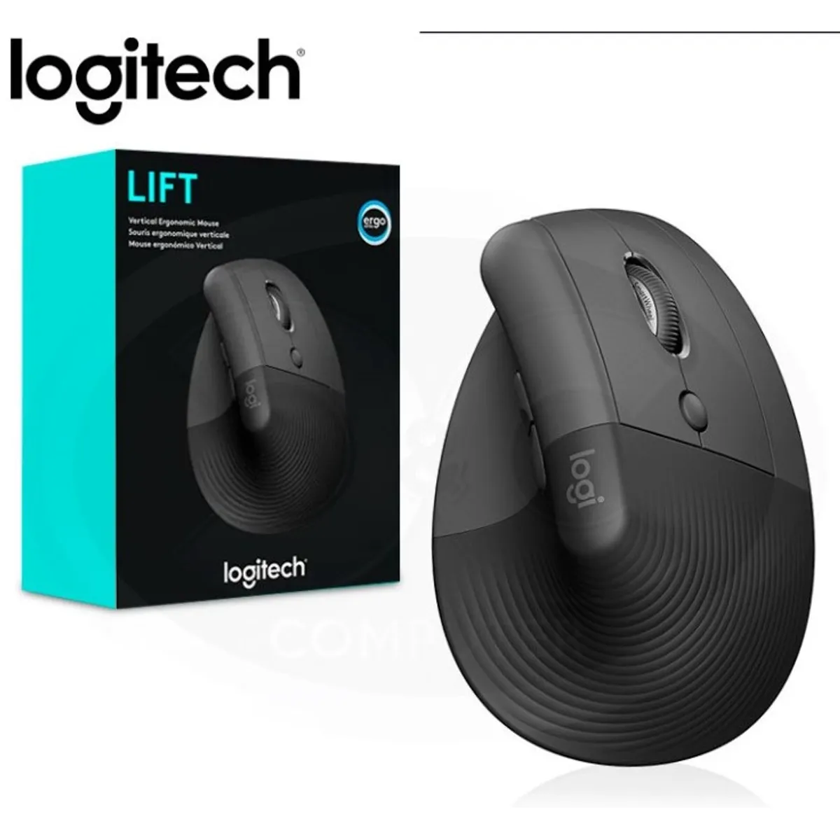LOGITECH - Mouse inalámbrico Lift  Vertical
