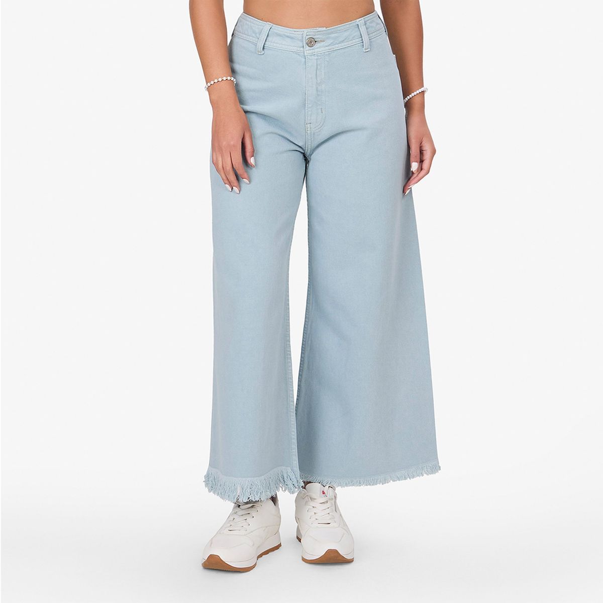 COTTON'S JEANS - JEAN WIDE LEG CROPPED CATALINA