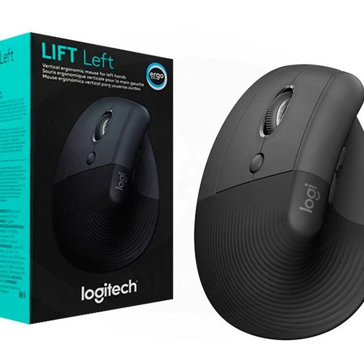 LOGITECH - Mouse inalámbrico Lift  Vertical zzurdo