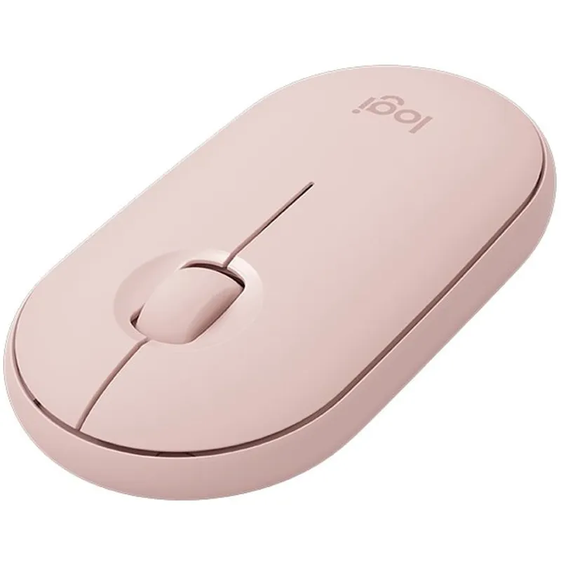LOGITECH - Mouse pebble 2 M350S  Bluetooth/Wireless Rosa