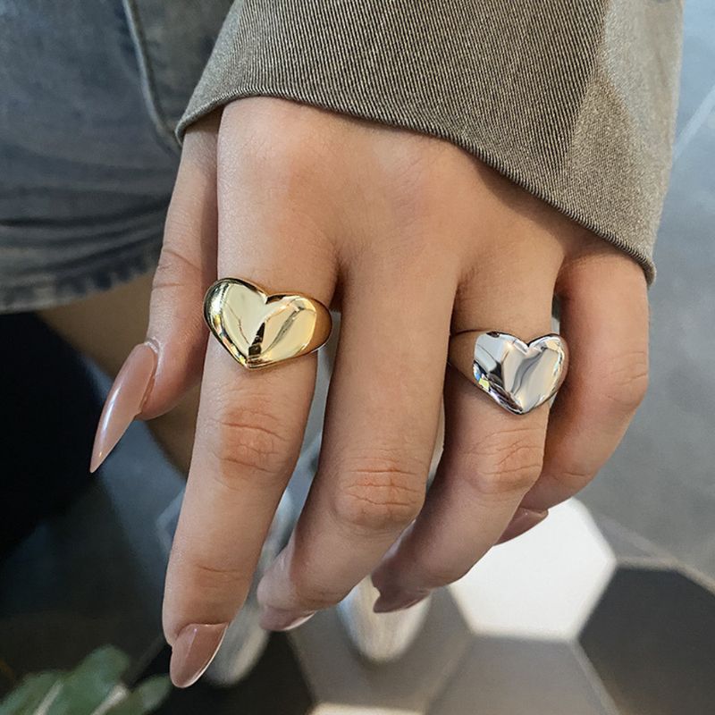 GENERICO - Anillo de Mujer Modelo Corazón