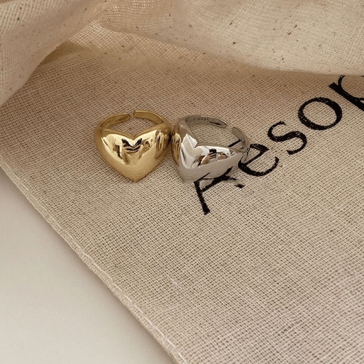 GENERICO - Anillo de Mujer Modelo Corazón