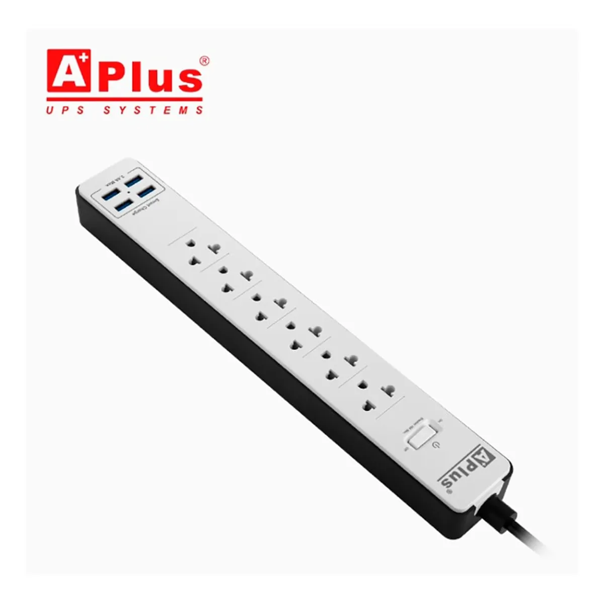 AMERICAN NET - Supresor de picos 6 salidas Y 4 puertos de carga USB de 3 AMPERIOS - cordón 1.8 mts