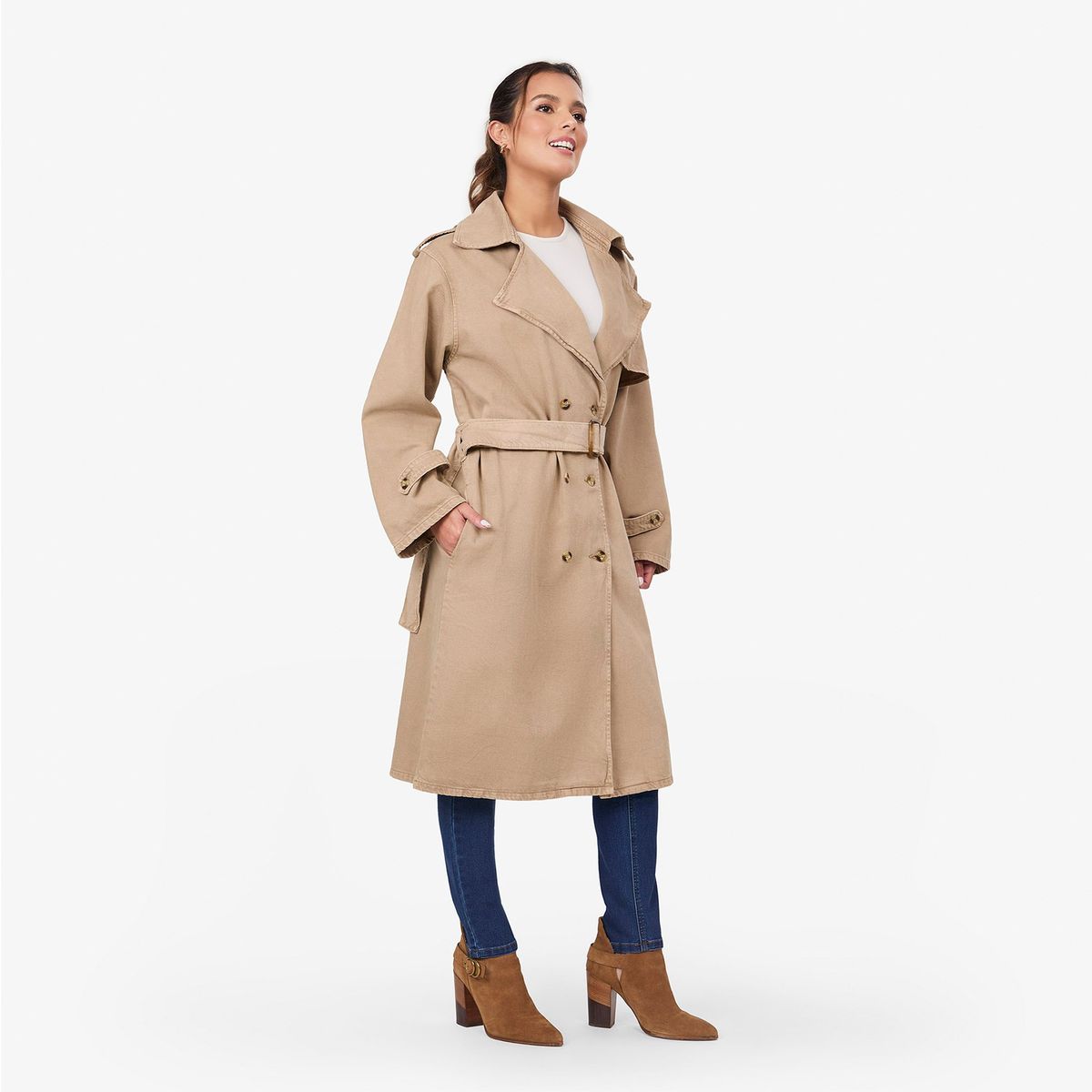 COTTON'S JEANS - TRENCH COAT OVERSIZE PARA MUJER CASANDRA