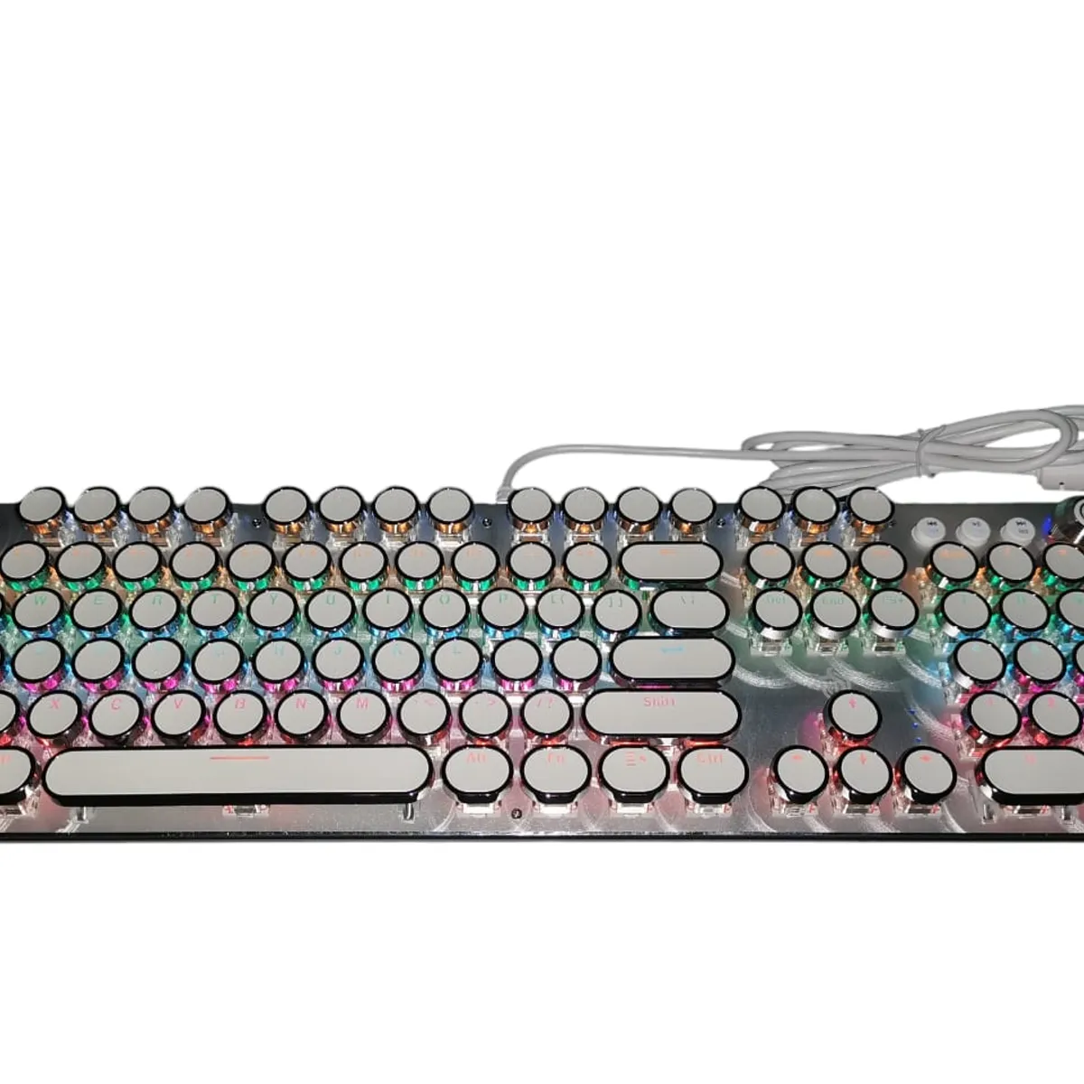 GENERICO - TECLADO GAMER K820 BLANCO EL MAS BONITO DEL MERCADO