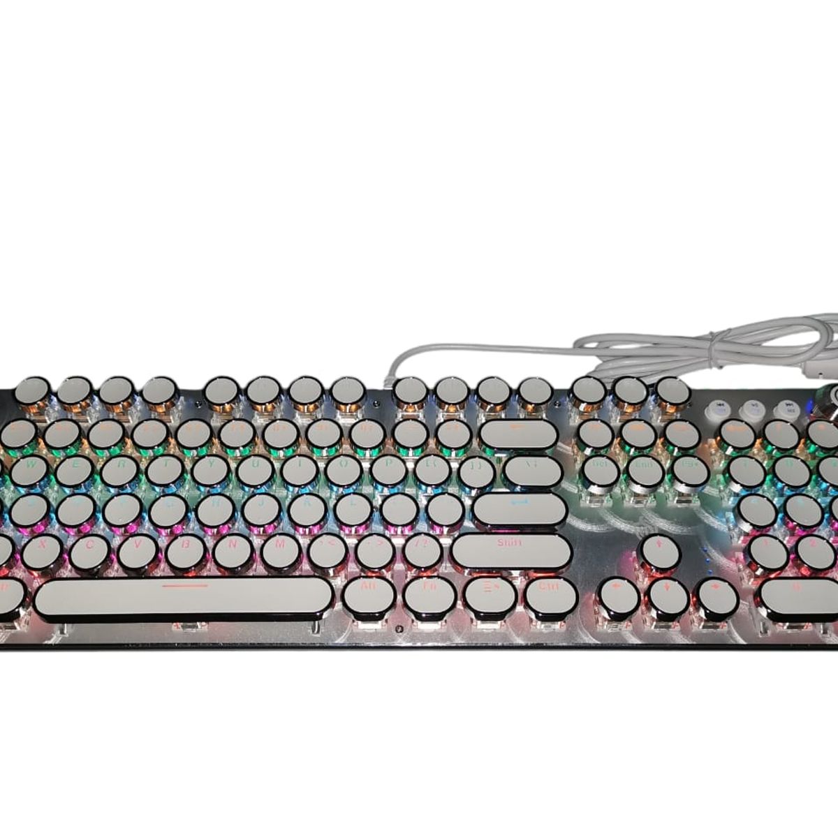 GENERICO - TECLADO GAMER K820 BLANCO EL MAS BONITO DEL MERCADO