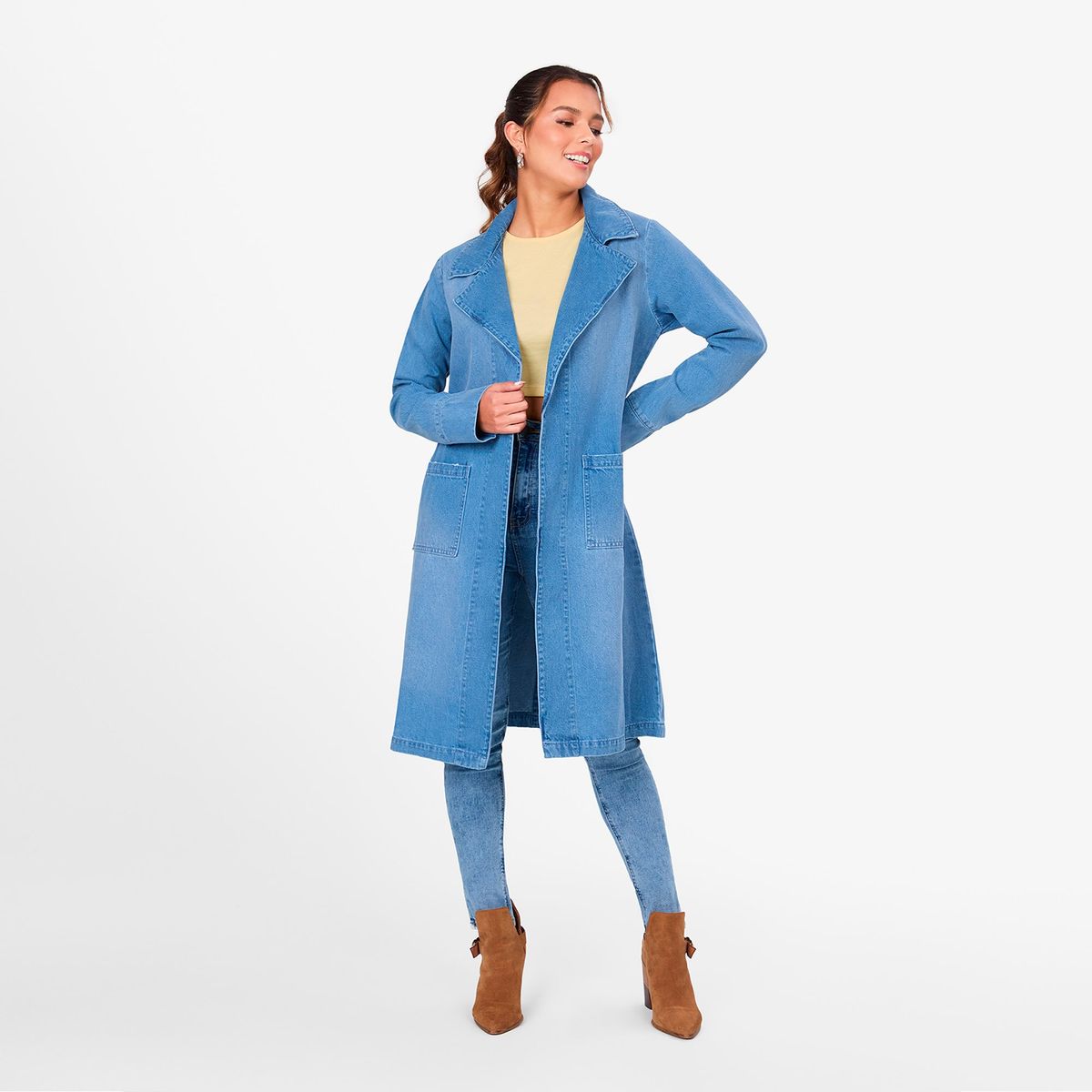 COTTON'S JEANS - SACO MIDI PARA MUJER XIMENA