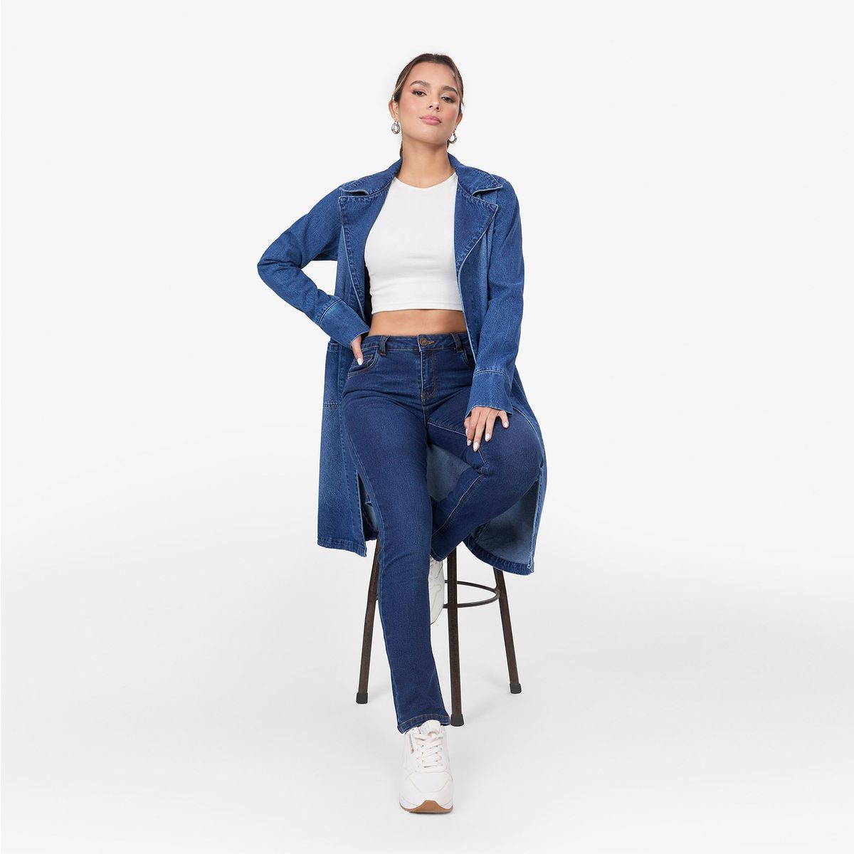 COTTON'S JEANS - SACO MIDI PARA MUJER XIMENA