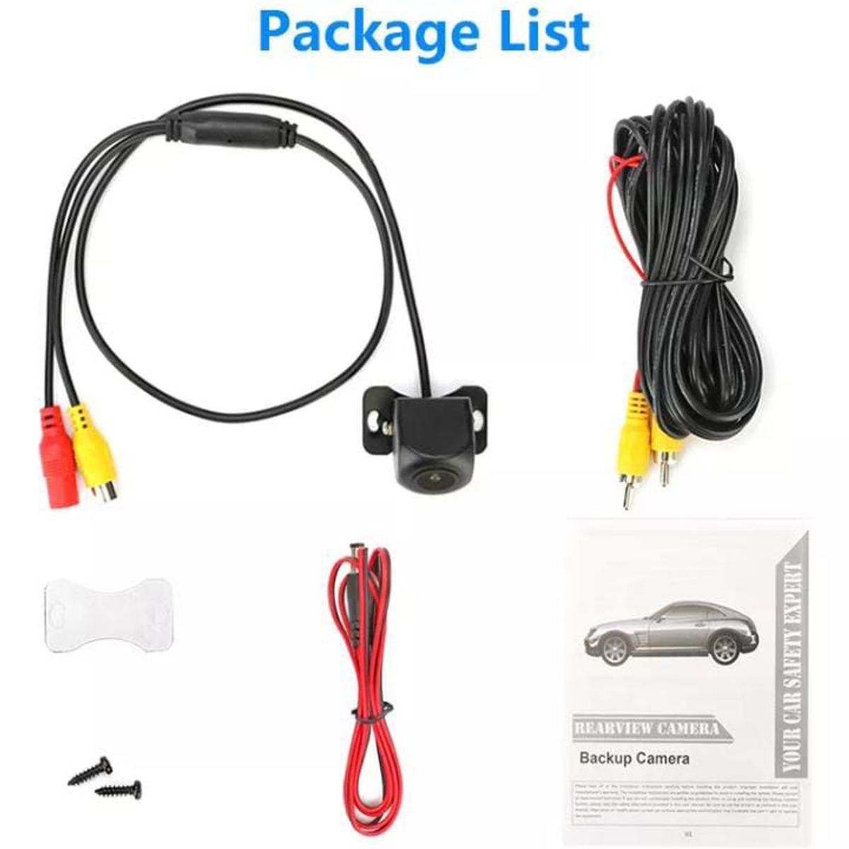 GENERICO - Camara Retroceso Reversa Universal Auto Carro Parqueo