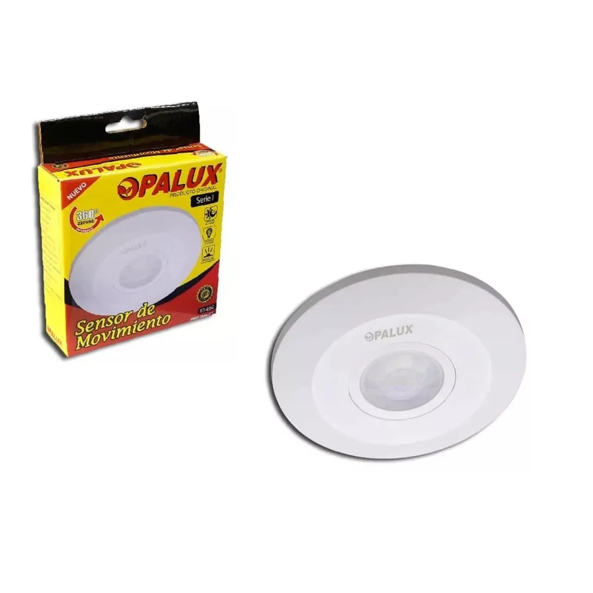 OPALUX - Sensor De Movimiento Opalux 360° Ip20 Serie I St-05C 220V