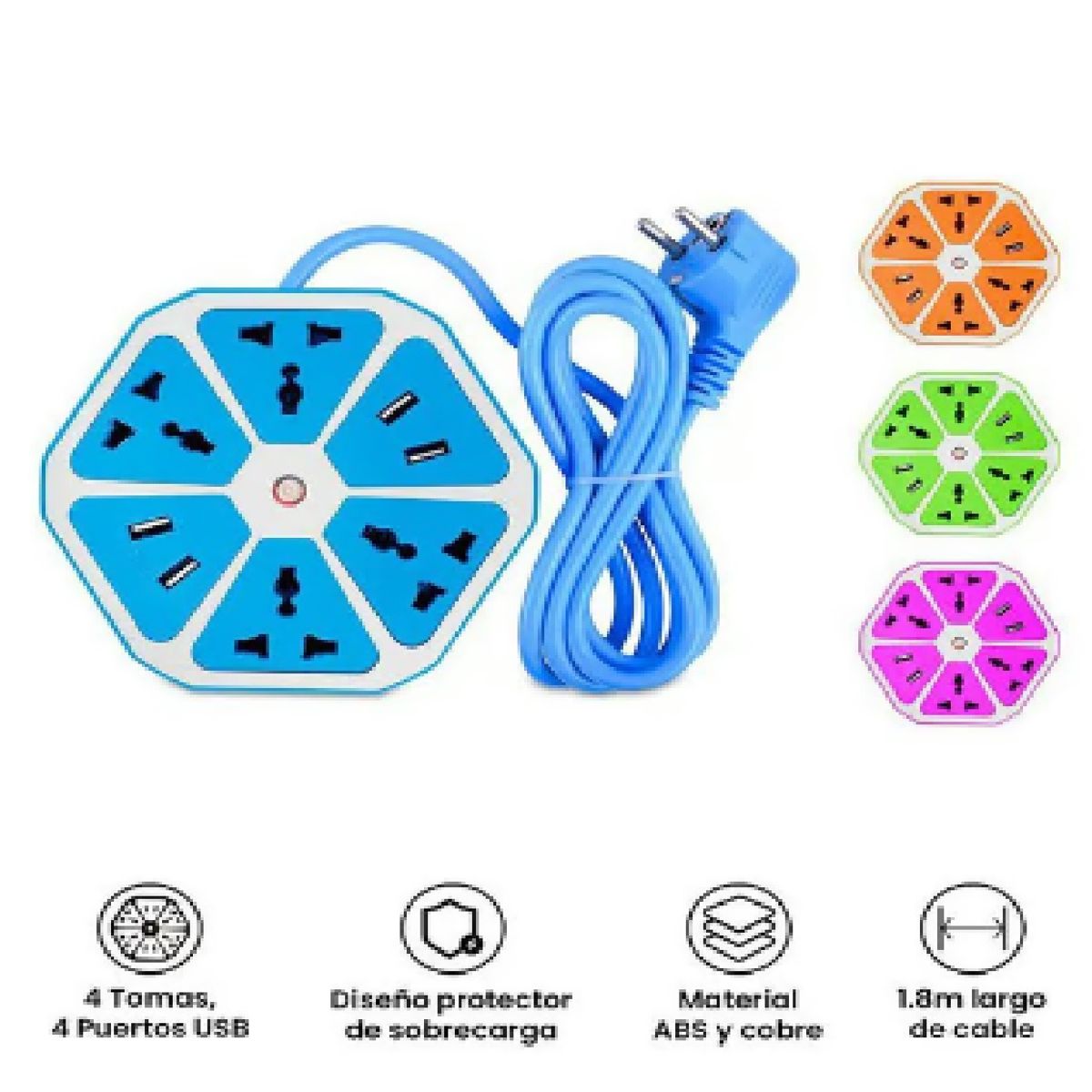 GENERICO - Extensión Múltiple Hexagonal