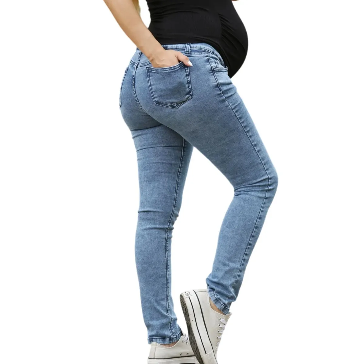 GENERICO - Jean Maternal con Soporte Mama A La Mode