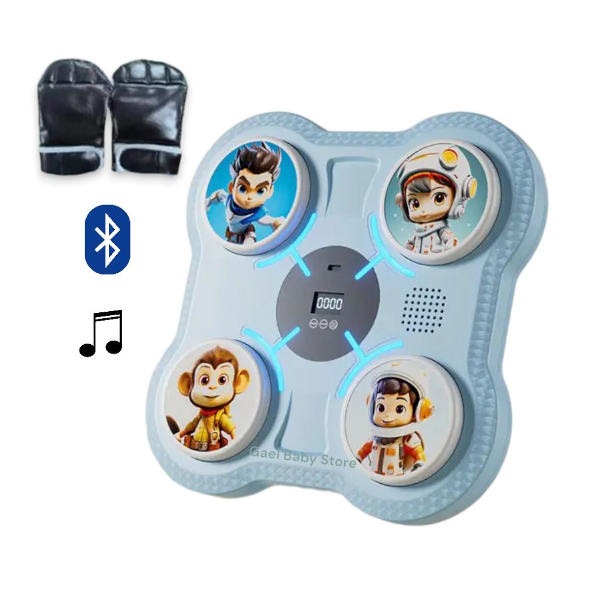 GENERICO - MÁQUINA DE ENTRENAMIENTO DE BOXEO PARA NIÑOS - COLOR CELESTE