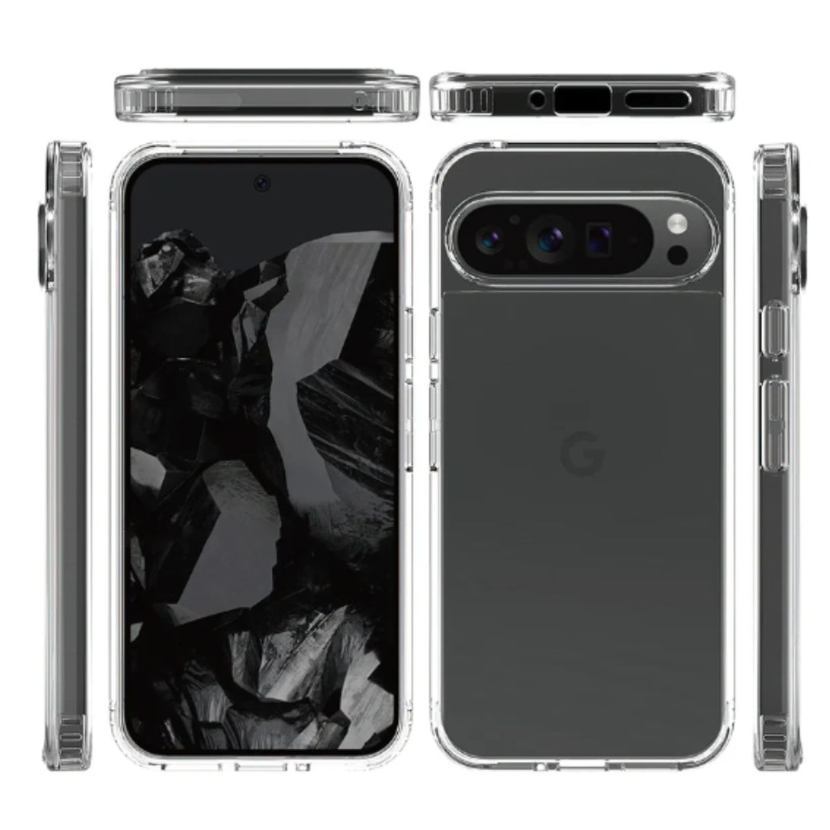 GENERICO - CASE CLEAR BUMPER PIXEL 9 y 9 PRO