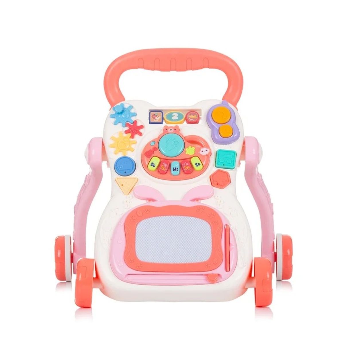 GENERICO - Caminador Musical multifucional - Conejo - rosa