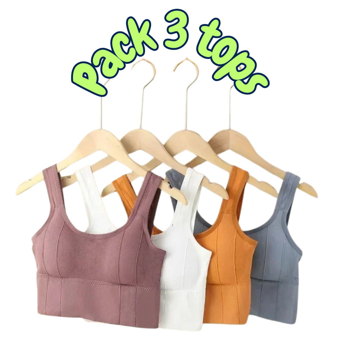 GENERICO - TOP DEPORTIVO 3 UNIDADES