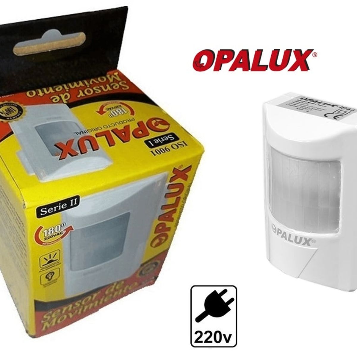 OPALUX - Sensor De Movimiento Opalux 180° Serie I St-38 220V